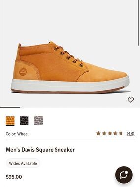 Timberland Men's Sneaker in Wheat Tan and White